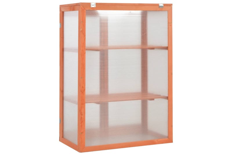 Kasvihuone puu 75 x 47 x 109 cm - Ruskea - Piha & ulkoaltaat - Viljely & puutarhanhoito - Kasvihuone
 - Vapaasti seisova kasvihuone