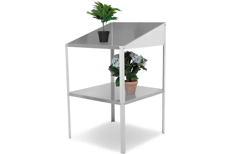 Kasvihuonehylly 56x56x92 cm - Hopea - Piha & ulkoaltaat - Viljely & puutarhanhoito - Kasvihuone - Kasvihuoneen hyllyt