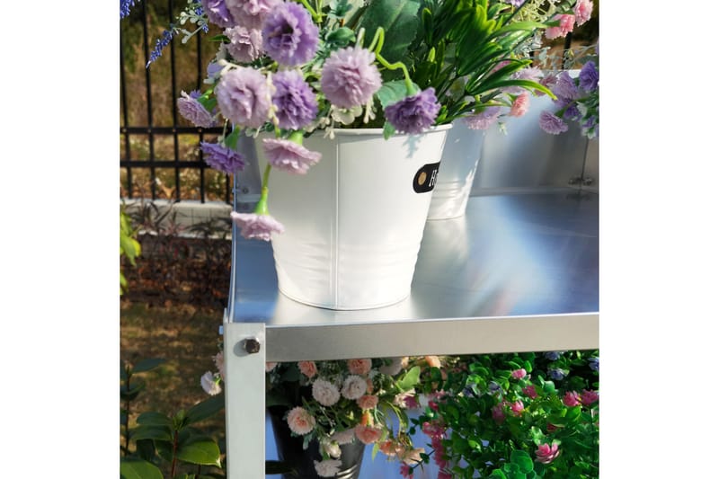 Kasvihuonehylly 56x56x92 cm - Hopea - Piha & ulkoaltaat - Viljely & puutarhanhoito - Kasvihuone - Kasvihuoneen hyllyt