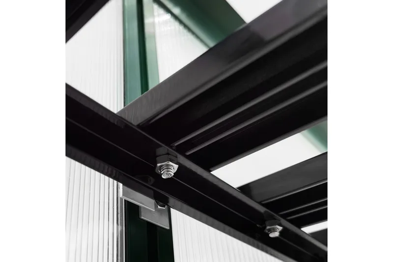 Seinäkiinnitteinen Hylly 126x30,5x3 cm - Musta - Piha & ulkoaltaat - Viljely & puutarhanhoito - Kasvihuone - Kasvihuoneen hyllyt