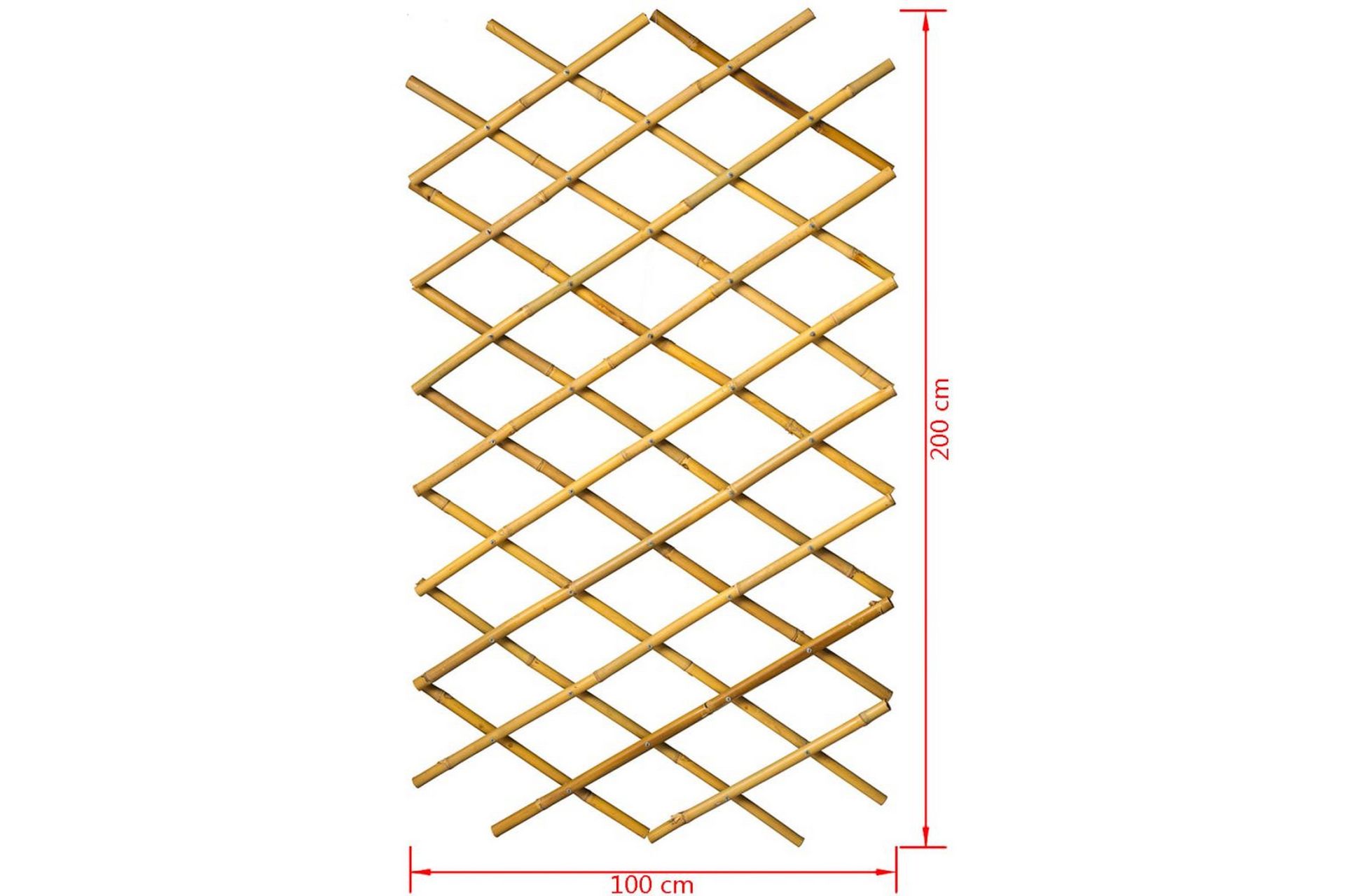 Nature Puutarhasäleikkö 100x200 cm bambu 6040722 - Ruskea - Piha & ulkoaltaat - Viljely & puutarhanhoito - Kasvihuone
 - Kasvihuonetarvikkeet