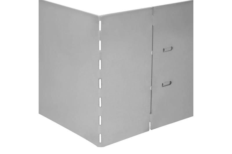 Nurmikkoaita 10 kpl galvanoitu teräs 100x20cm - Hopea - Piha & ulkoaltaat - Viljely & puutarhanhoito - Kasvihuone
 - Kasvihuonetarvikkeet