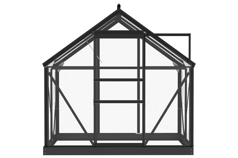 Lasikasvihuone antrasiitti 155x103x191 cm alumiini - Piha & ulkoaltaat - Viljely & puutarhanhoito - Kasvihuone
 - Vapaasti seisova kasvihuone
