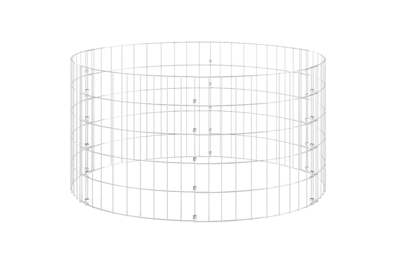 beBasic Puutarhakomposti Ã˜100x50 cm galvanoitu teräs - Hopea - Piha & ulkoaltaat - Viljely & puutarhanhoito - Kompostori - Lehtikompostori