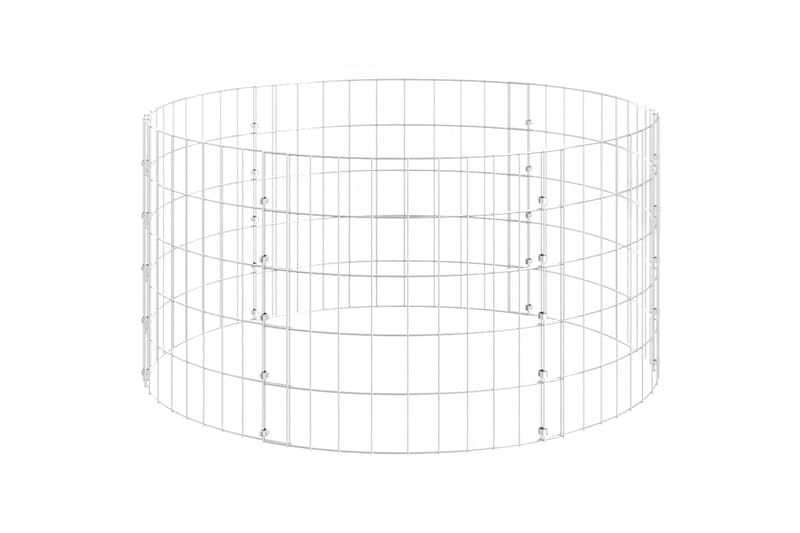 beBasic Puutarhakomposti Ã˜100x50 cm galvanoitu teräs - Hopea - Piha & ulkoaltaat - Viljely & puutarhanhoito - Kompostori - Lehtikompostori