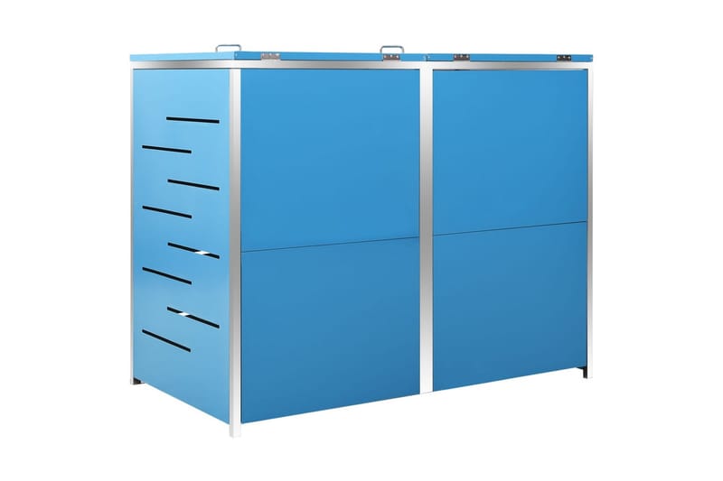 Kahden roska-astian vaja 138x77,5x115,5 cm ruostumaton teräs - Sininen - Piha & ulkoaltaat - Viljely & puutarhanhoito - Kompostori - Lämpökompostori & kompostiastia