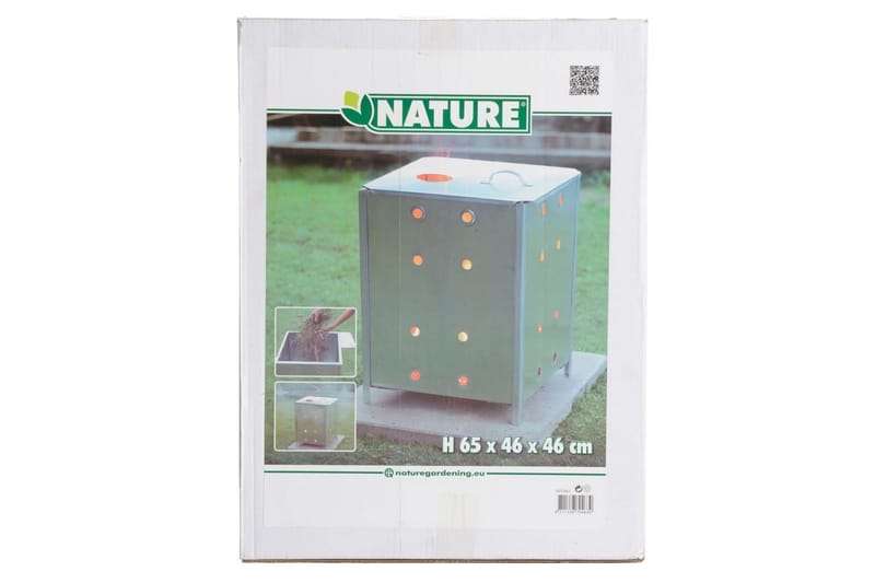 Nature Puutarhan jätteenpolttouuni 46x46x65cm - Piha & ulkoaltaat - Viljely & puutarhanhoito - Kompostori - Lämpökompostori & kompostiastia