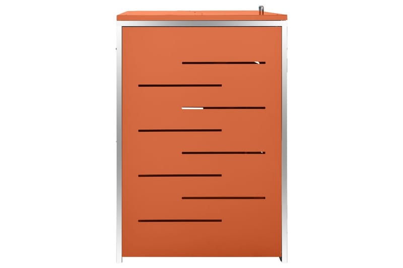 Neljän roska-astian vaja 276,5x77,5x115,5 cm - Oranssi - Piha & ulkoaltaat - Viljely & puutarhanhoito - Kompostori - Lämpökompostori & kompostiastia