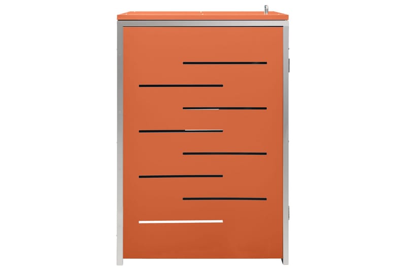 Yhden roska-astian vaja 69x77,5x115 cm ruostumaton teräs - Oranssi - Piha & ulkoaltaat - Viljely & puutarhanhoito - Kompostori - Lämpökompostori & kompostiastia