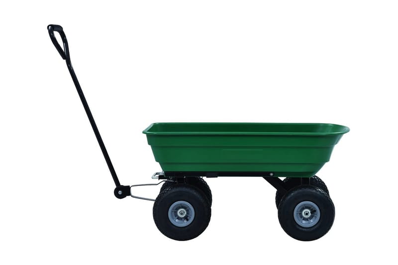 Puutarhan kippikärry 300 kg 75 l vihreä - Vihreä - Piha & ulkoaltaat - Viljely & puutarhanhoito - Puutarhatyökalut & puutarhavälineet - Kärryt & perävaunut - Kuljetusvaunu & puutarhavaunu