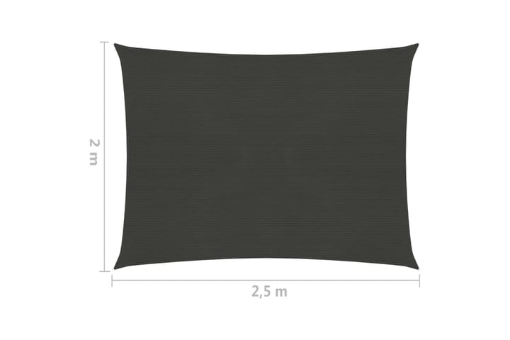 Aurinkopurje 160 g/m² antrasiitti 2x2,5 m HDPE - Antrasiitti - Aurinkopurje