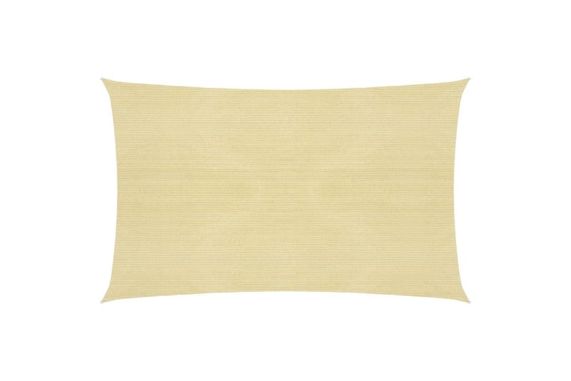 Aurinkopurje 160 g/m² beige 2,5x4,5 m HDPE - Beige - Puutarhakalusteet - Aurinkosuoja - Aurinkopurje