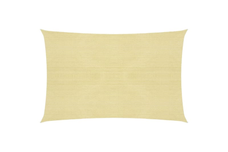 Aurinkopurje 160 g/m² beige 2,5x4 m HDPE - Beige - Puutarhakalusteet - Aurinkosuoja - Aurinkopurje