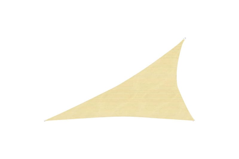 Aurinkopurje 160 g/m² beige 3x4x5 m HDPE - Beige - Puutarhakalusteet - Aurinkosuoja - Aurinkopurje