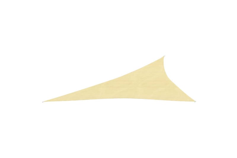 Aurinkopurje 160 g/m² beige 3x4x5 m HDPE - Beige - Puutarhakalusteet - Aurinkosuoja - Aurinkopurje