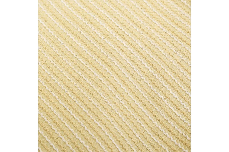 Aurinkopurje 160 g/m² beige 3x5 m HDPE - Beige - Puutarhakalusteet - Aurinkosuoja - Aurinkopurje