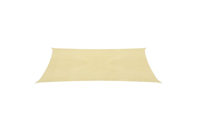 Aurinkopurje 160 g/m² beige 3x5 m HDPE - Beige - Puutarhakalusteet - Aurinkosuoja - Aurinkopurje