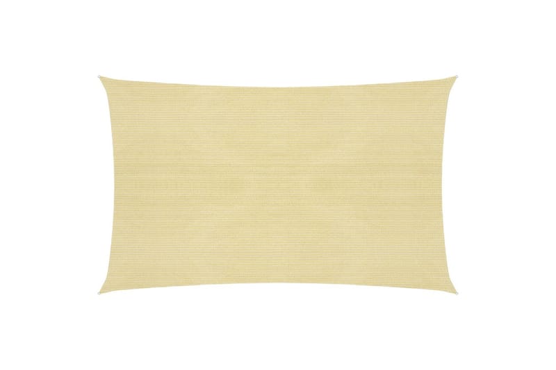 Aurinkopurje 160 g/m² beige 3x6 m HDPE - Beige - Puutarhakalusteet - Aurinkosuoja - Aurinkopurje