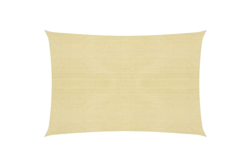 Aurinkopurje 160 g/m² beige 5x6 m HDPE - Beige - Puutarhakalusteet - Aurinkosuoja - Aurinkopurje