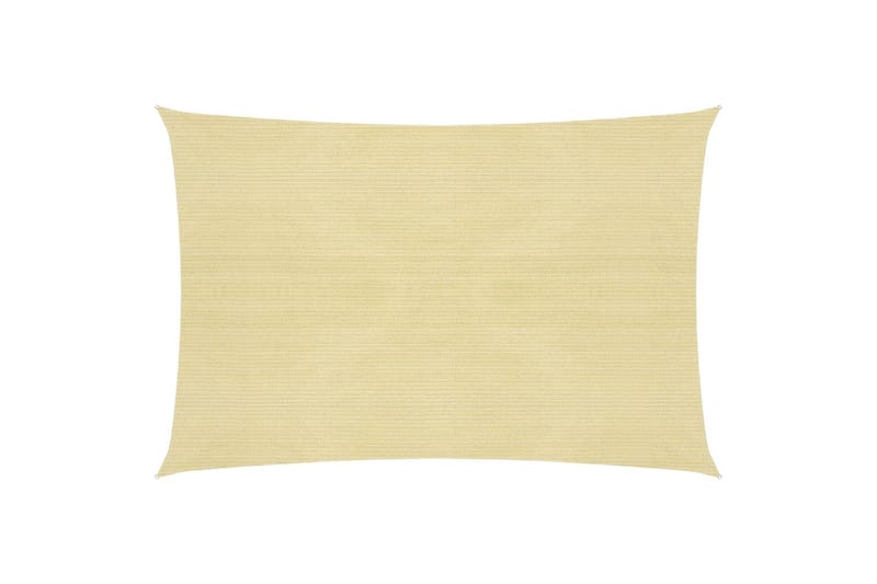 Aurinkopurje 160 g/m² beige 5x7 m HDPE - Beige - Puutarhakalusteet - Aurinkosuoja - Aurinkopurje