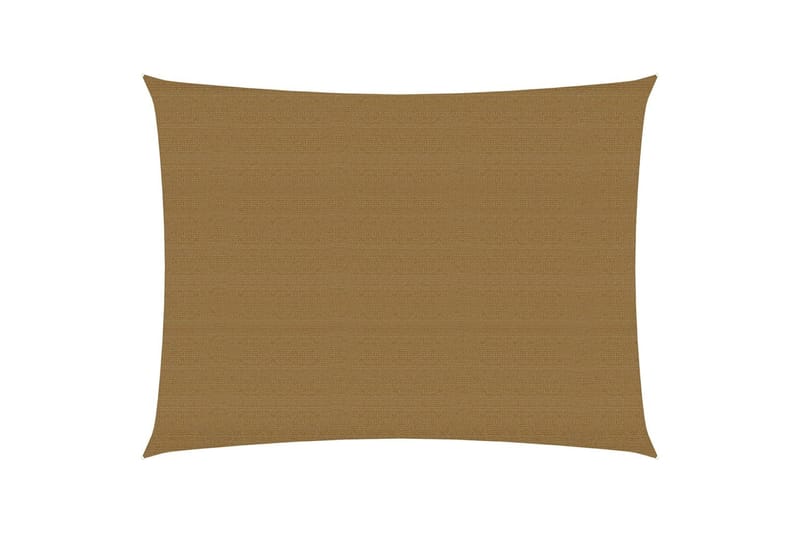 Aurinkopurje 160 g/m² harmaanruskea 3,5x5 m HDPE - Taupe - Puutarhakalusteet - Aurinkosuoja - Aurinkopurje