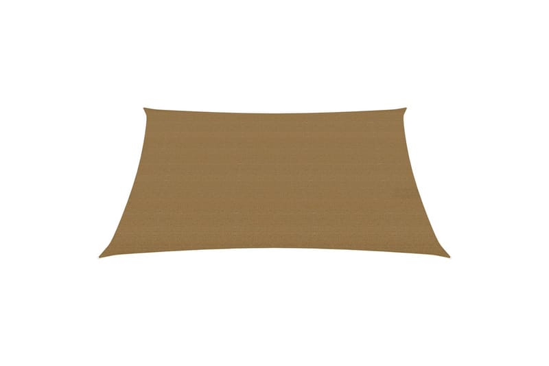 Aurinkopurje 160 g/m² harmaanruskea 3x4 m HDPE - Taupe - Puutarhakalusteet - Aurinkosuoja - Aurinkopurje