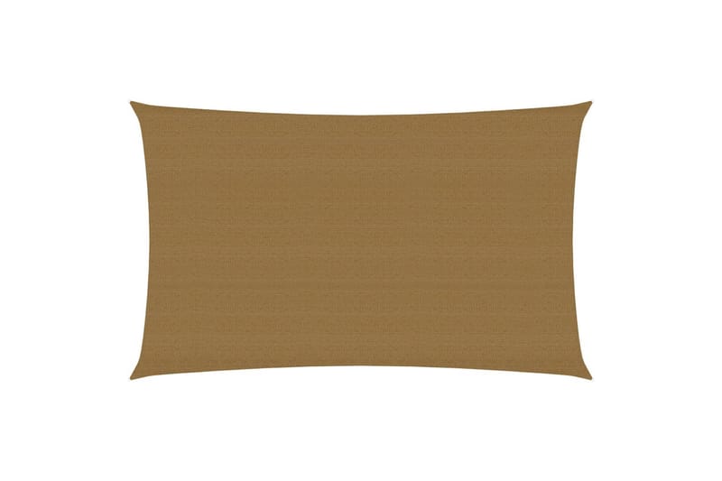 Aurinkopurje 160 g/m² harmaanruskea 4x7 m HDPE - Taupe - Puutarhakalusteet - Aurinkosuoja - Aurinkopurje