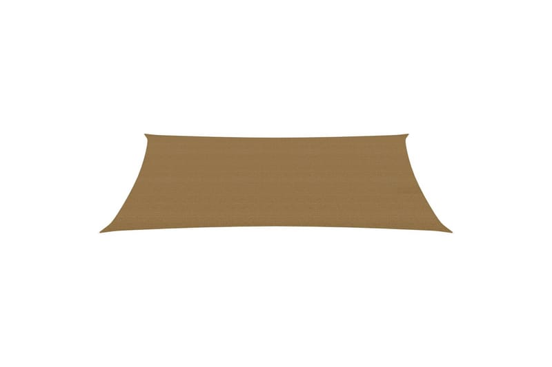 Aurinkopurje 160 g/m² harmaanruskea 4x7 m HDPE - Taupe - Puutarhakalusteet - Aurinkosuoja - Aurinkopurje