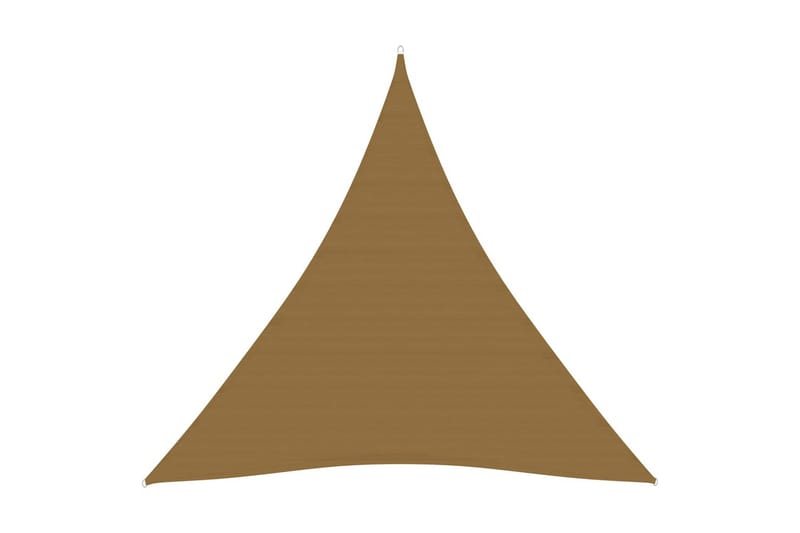 Aurinkopurje 160 g/m² harmaanruskea 5x5x5 m HDPE - Taupe - Puutarhakalusteet - Aurinkosuoja - Aurinkopurje