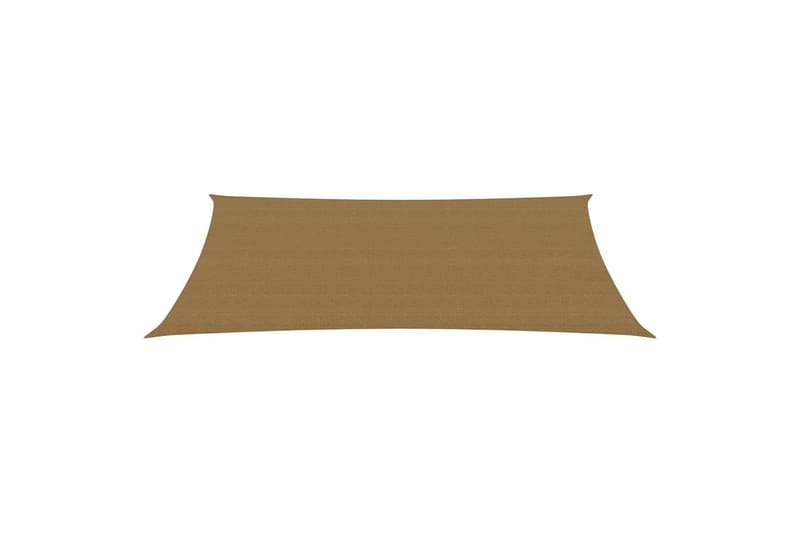Aurinkopurje 160 g/m² harmaanruskea 5x8 m HDPE - Taupe - Puutarhakalusteet - Aurinkosuoja - Aurinkopurje
