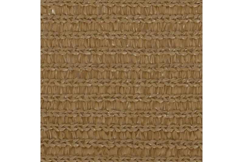 Aurinkopurje 160 g/m² harmaanruskea 6x6x6 m HDPE - Taupe - Puutarhakalusteet - Aurinkosuoja - Aurinkopurje