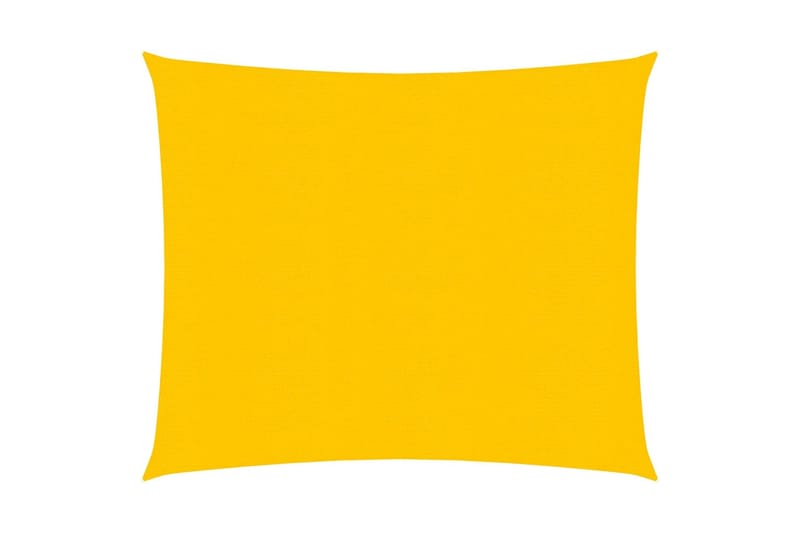 Aurinkopurje 160 g/m² keltainen 2,5x2,5 m HDPE - Puutarhakalusteet - Aurinkosuoja - Aurinkopurje