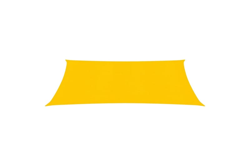 Aurinkopurje 160 g/m² keltainen 2,5x5 m HDPE - Keltainen - Puutarhakalusteet - Aurinkosuoja - Aurinkopurje