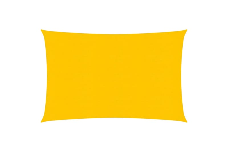 Aurinkopurje 160 g/m² keltainen 3x4 m HDPE - Keltainen - Puutarhakalusteet - Aurinkosuoja - Aurinkopurje
