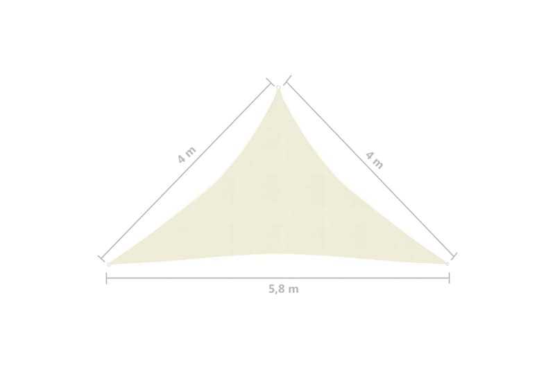 Aurinkopurje 160 g/m² kerma 4x4x5,8 m HDPE - Kerma - Aurinkopurje