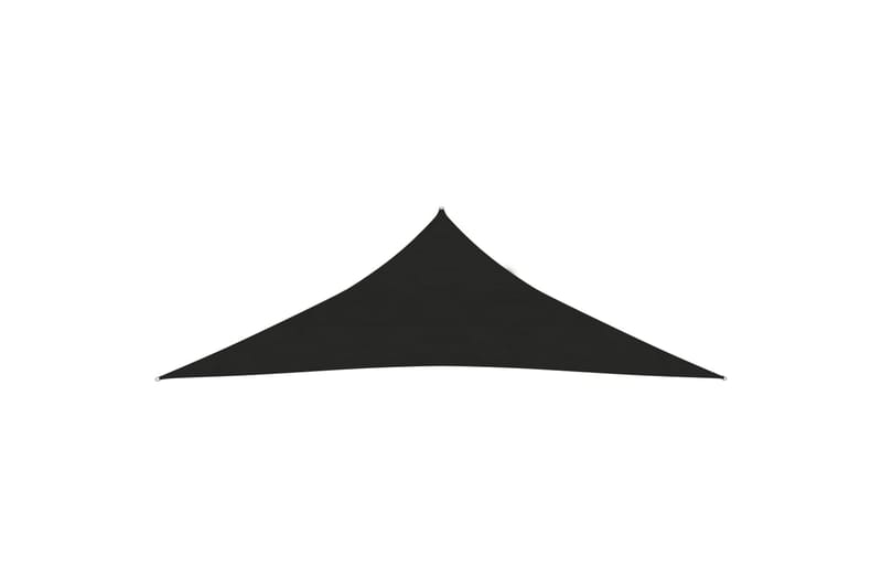 Aurinkopurje 160 g/m² musta 2,5x2,5x3,5 m HDPE - Musta - Puutarhakalusteet - Aurinkosuoja - Aurinkopurje