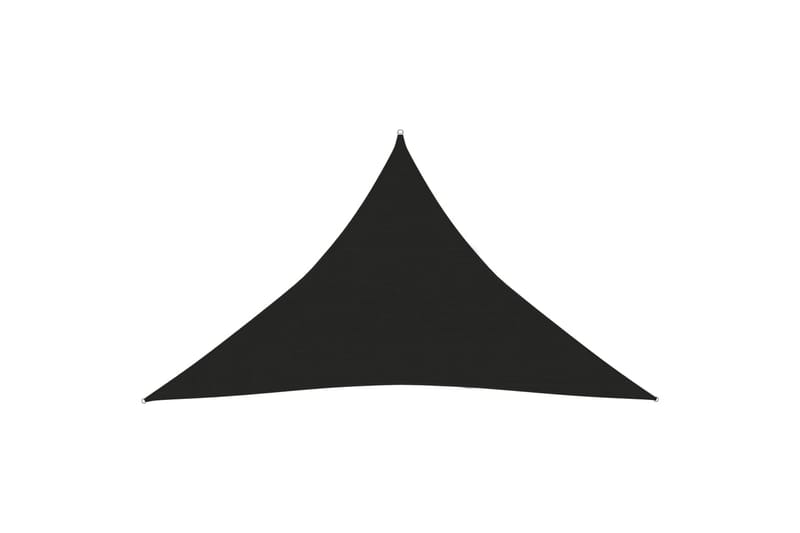 Aurinkopurje 160 g/m² musta 2,5x2,5x3,5 m HDPE - Musta - Puutarhakalusteet - Aurinkosuoja - Aurinkopurje