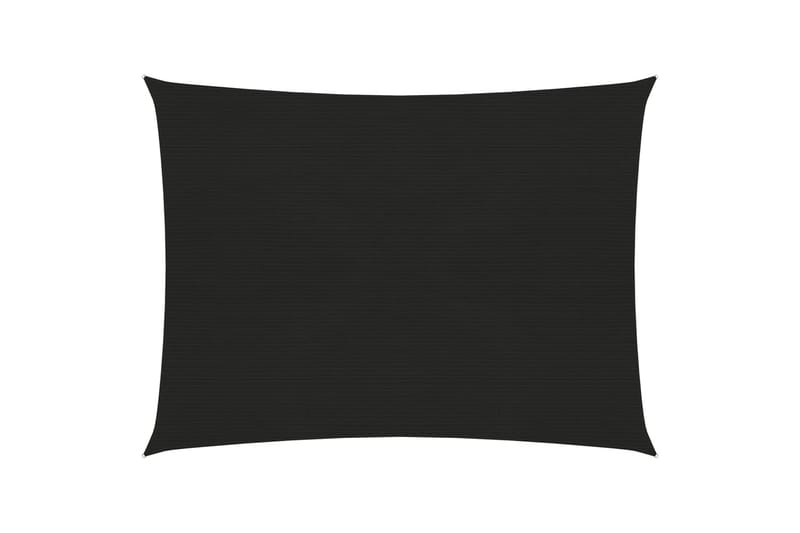 Aurinkopurje 160 g/m² musta 2x3,5 m HDPE - Musta - Puutarhakalusteet - Aurinkosuoja - Aurinkopurje