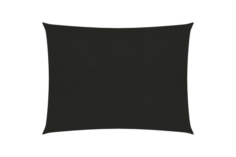 Aurinkopurje 160 g/m² musta 2x3 m HDPE - Musta - Puutarhakalusteet - Aurinkosuoja - Aurinkopurje
