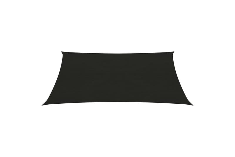 Aurinkopurje 160 g/m² musta 2x3 m HDPE - Musta - Puutarhakalusteet - Aurinkosuoja - Aurinkopurje