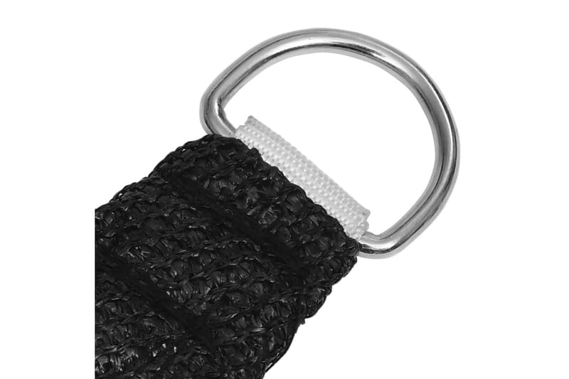 Aurinkopurje 160 g/m² musta 4/5x3 m HDPE - Musta - Puutarhakalusteet - Aurinkosuoja - Aurinkopurje