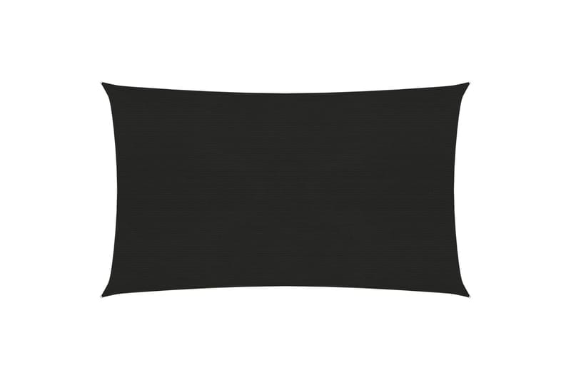 Aurinkopurje 160 g/m² musta 4x7 m HDPE - Musta - Puutarhakalusteet - Aurinkosuoja - Aurinkopurje