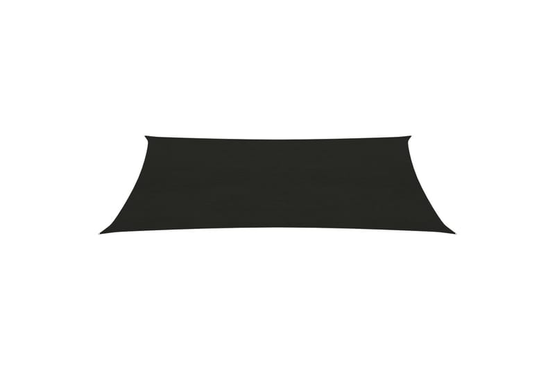 Aurinkopurje 160 g/m² musta 4x7 m HDPE - Musta - Puutarhakalusteet - Aurinkosuoja - Aurinkopurje