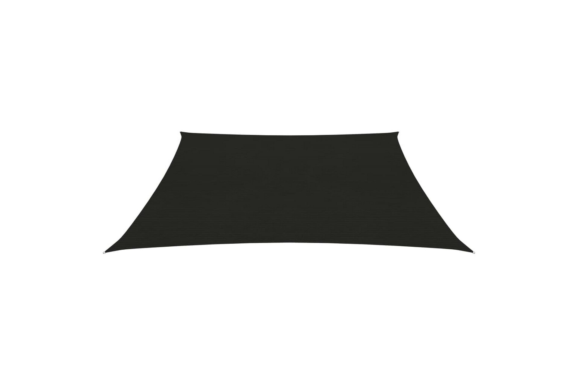 Aurinkopurje 160 g/m² musta 6x6 m HDPE - Puutarhakalusteet - Aurinkosuoja - Aurinkopurje