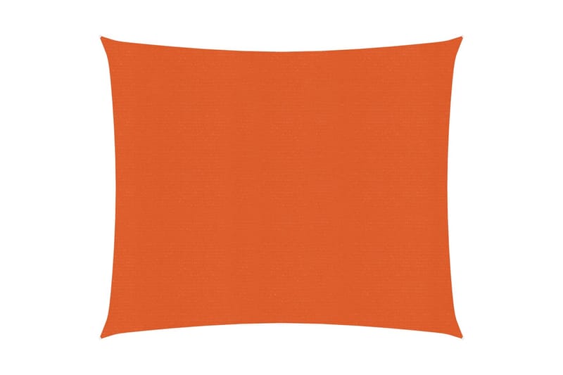 Aurinkopurje 160 g/m² oranssi 2,5x3 m HDPE - Oranssi - Puutarhakalusteet - Aurinkosuoja - Aurinkopurje
