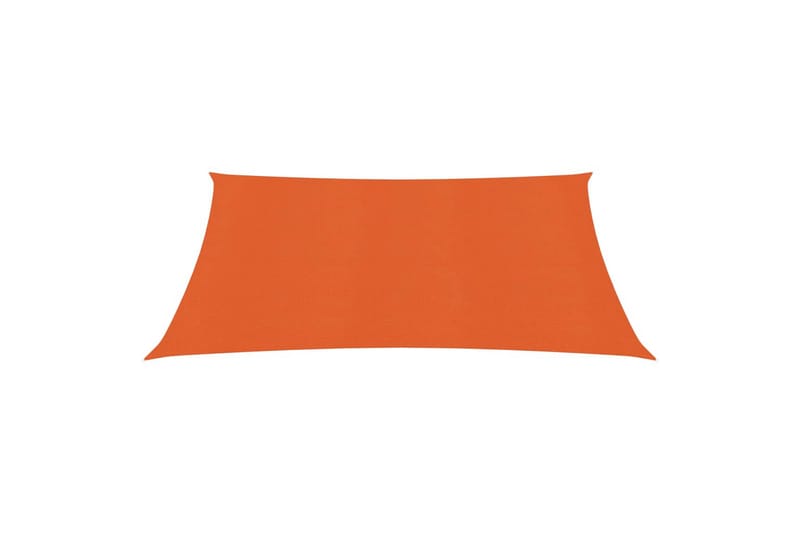 Aurinkopurje 160 g/m² oranssi 2,5x3 m HDPE - Oranssi - Puutarhakalusteet - Aurinkosuoja - Aurinkopurje