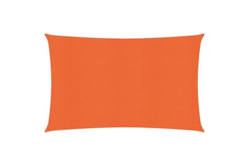 Aurinkopurje 160 g/m² oranssi 3,5x5 m HDPE - Oranssi - Puutarhakalusteet - Aurinkosuoja - Aurinkopurje