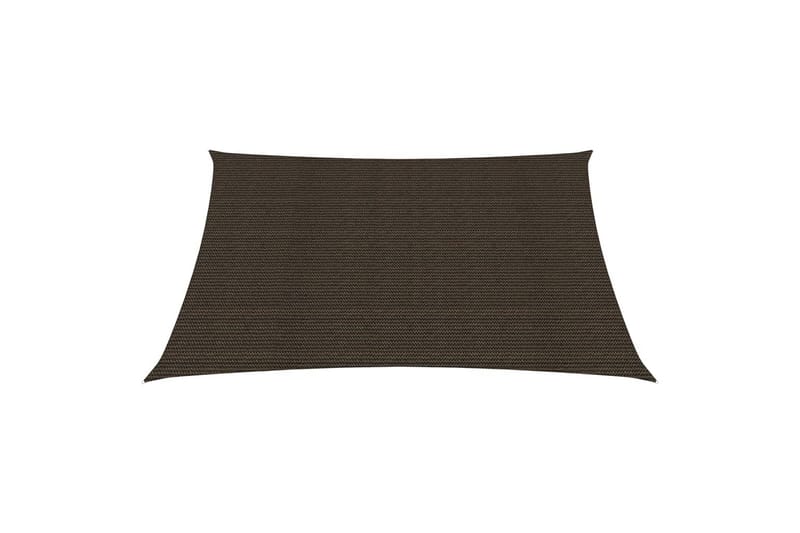 Aurinkopurje 160 g/m² ruskea 2,5x3 m HDPE - Ruskea - Puutarhakalusteet - Aurinkosuoja - Aurinkopurje