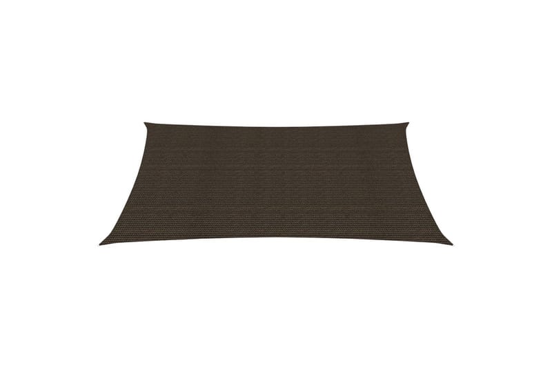 Aurinkopurje 160 g/m² ruskea 2x3 m HDPE - Ruskea - Puutarhakalusteet - Aurinkosuoja - Aurinkopurje