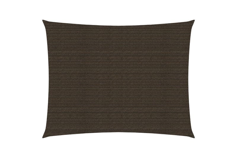 Aurinkopurje 160 g/m² ruskea 2x3 m HDPE - Ruskea - Puutarhakalusteet - Aurinkosuoja - Aurinkopurje